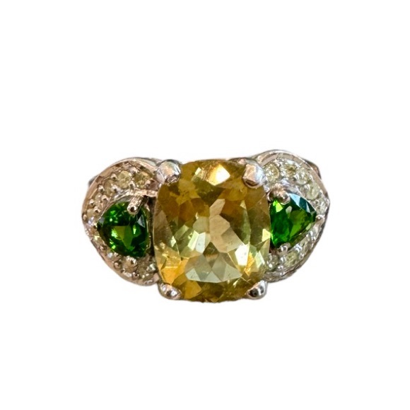 Vintage Gorgeous citrine gemstone ring - Picture 6 of 11